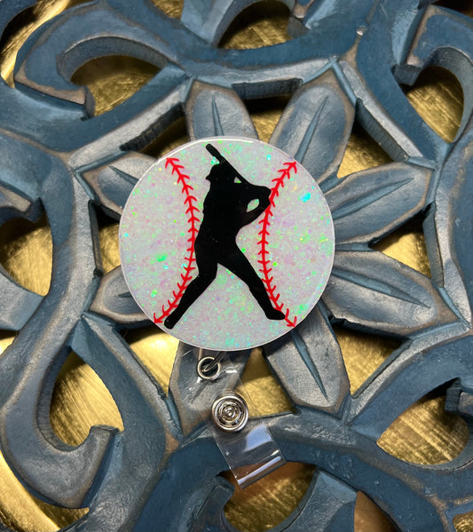 Swing Batter Batter Badge Reel